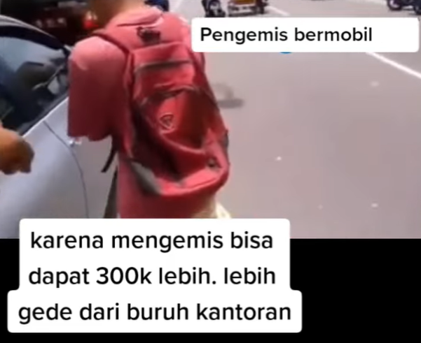 pengemis bermobil