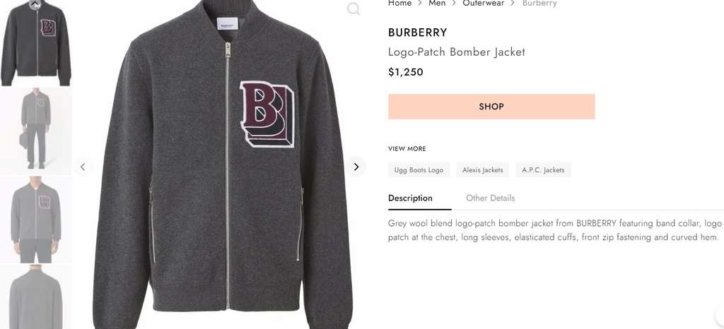 Jaket Burberry Putri Candrawathi