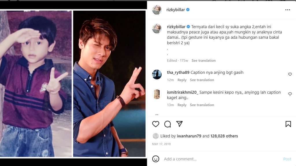 Unggahan Rizky Billar Unggahan Rizky Billar