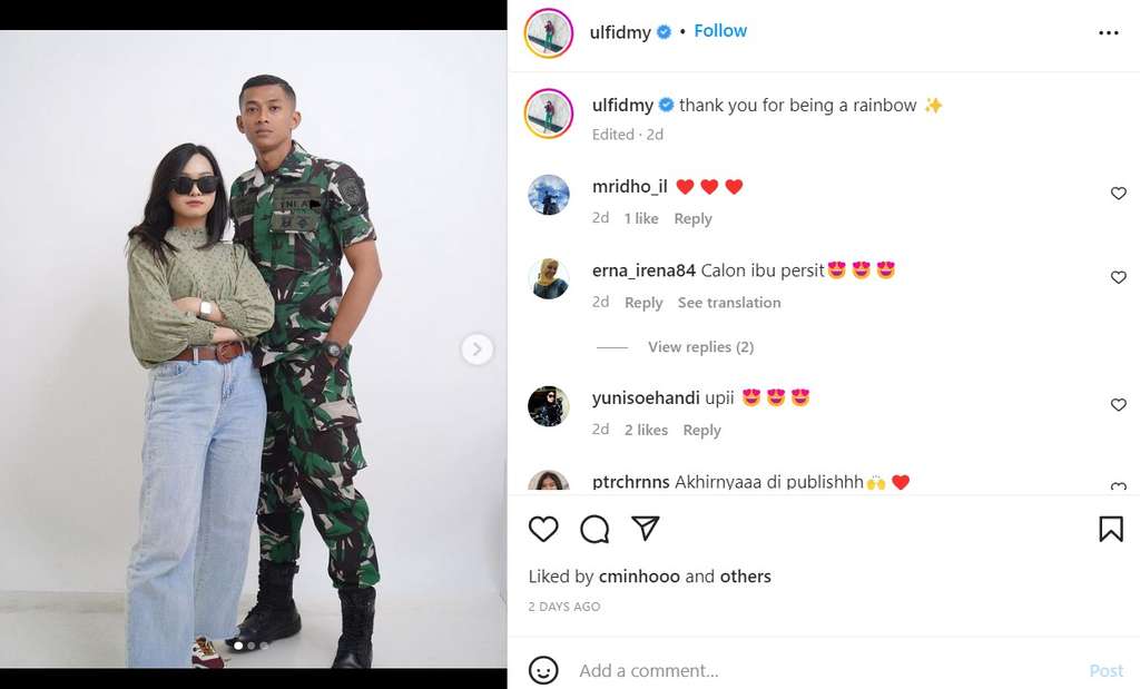 Ulfi dan pacar
