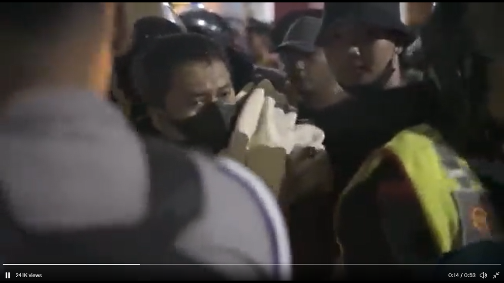 video tragedi kanjuruhan
