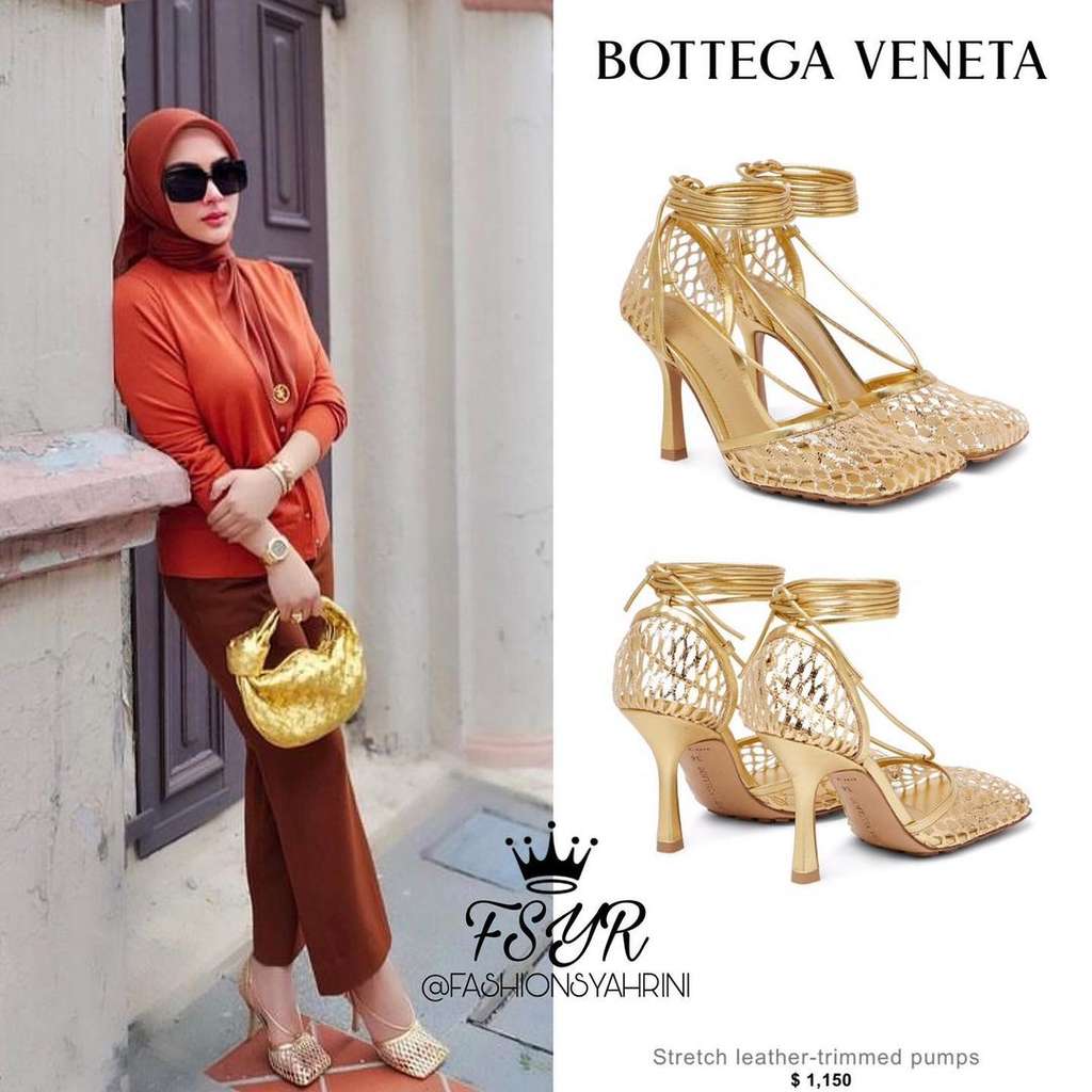 Syahrini Kenakan Heels Bermerek
