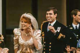 Pangeran Andrew saat menikahi Sarah Ferguson Pangeran Andrew saat menikahi Sarah Ferguson