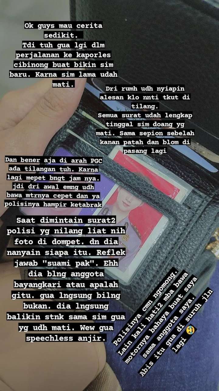 Bawa Foto Member BTS Berseragam Polisi, Wanita Ini Lolos dari Tilang