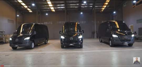 Potret Mobil Mewah Mercedes benz Sprinter Disulap Seperti Jet Pribadi.