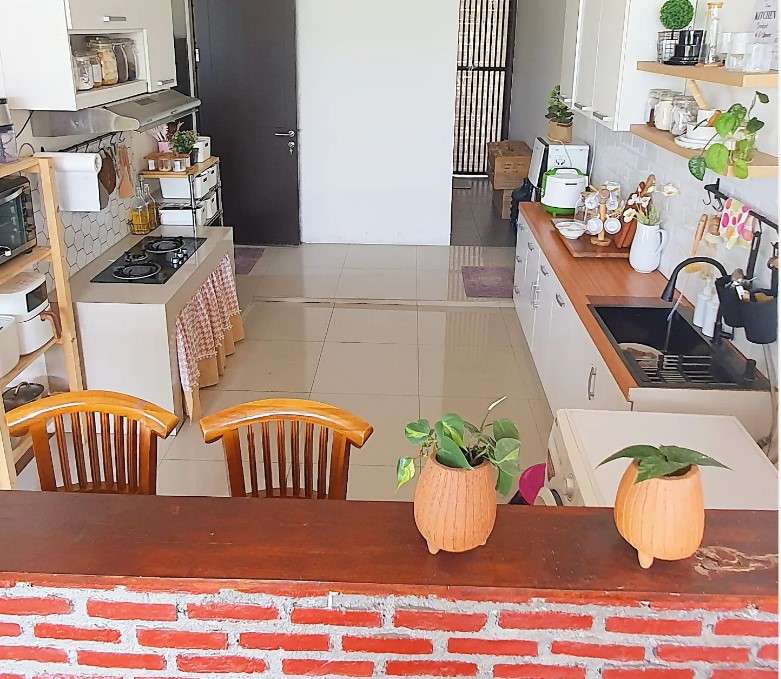Detail sekat dapur