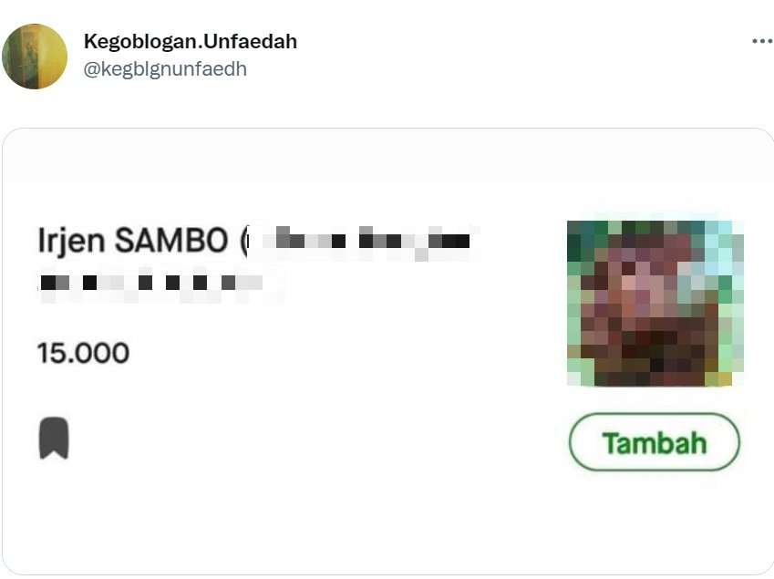menu irjen sambo