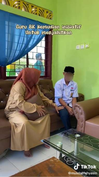 Siswa di ruang BK