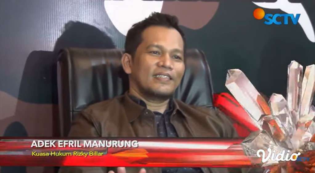 Adek Efril Manurung kuasa hukum Rizky Billar