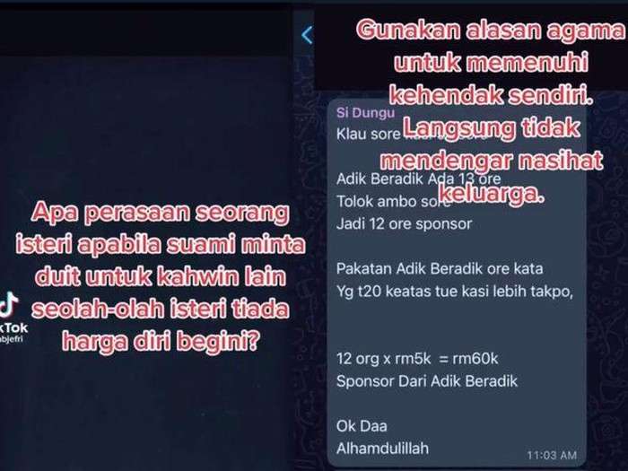Mengaku Poligami dengan Alasan Sunnah Nabi, Pria Ini Malah Minta Uang ke Istri untuk Nikah Lagi