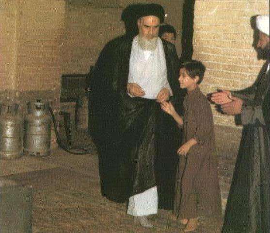 Khomeini saat di Najaf, Irak