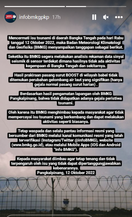 Viral Video Air Laut di Pantai Sampur Bangka Mendadak Surut Mirip Tanda Tsunami
