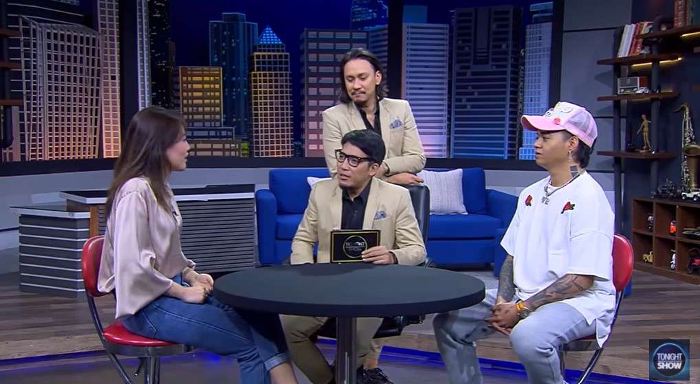 Reza Arap dan Wendy Walters bersama Desta dan Vincent