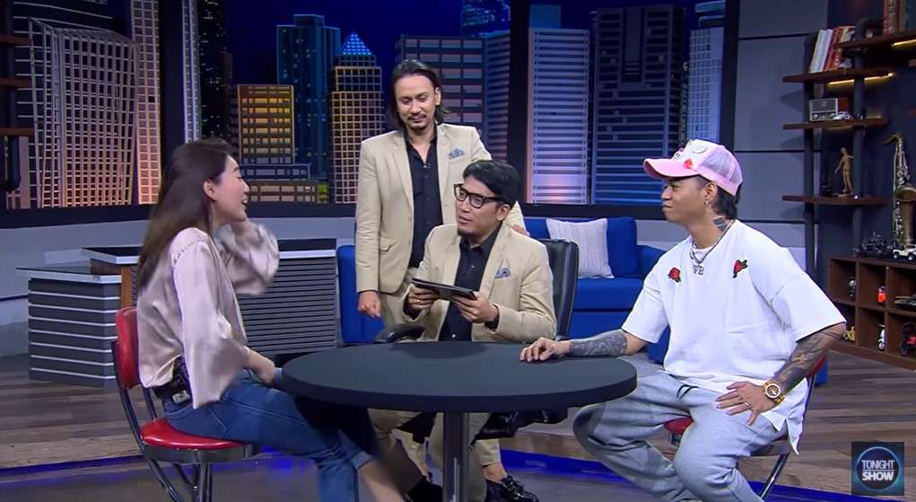 Reza Arap dan Wendy Walters bersama Desta dan Vincent