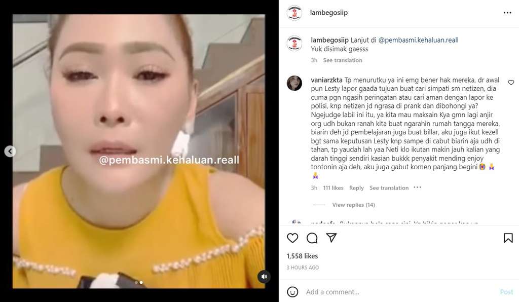 Komentar Inul Daratista