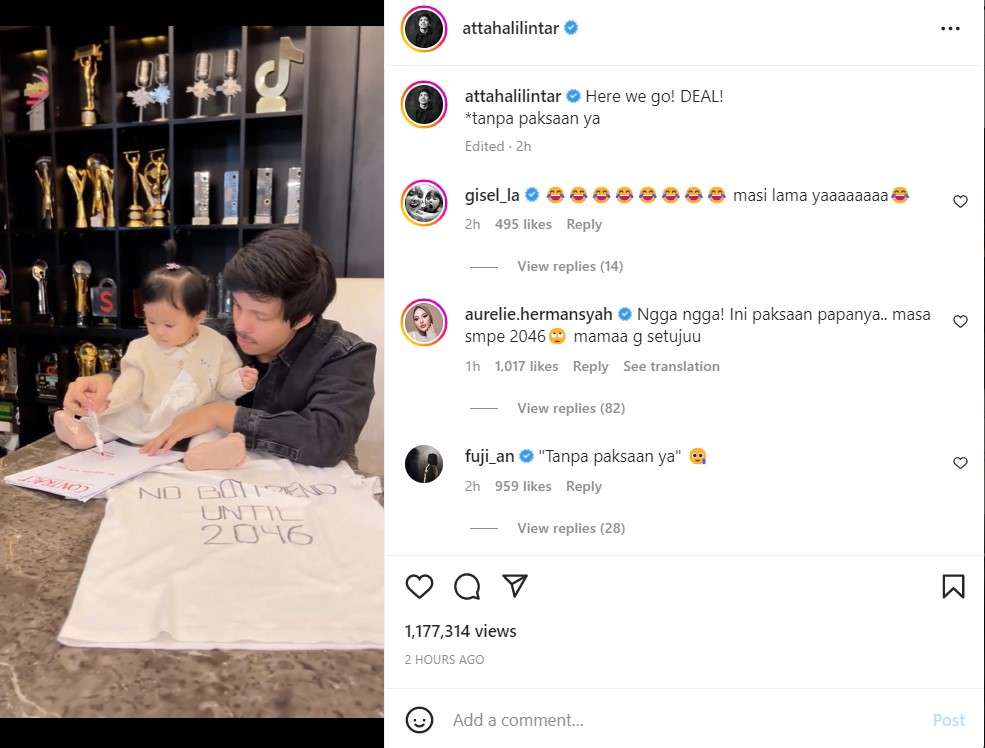 Unggahan Atta Halilintar