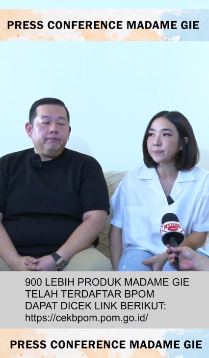 Konferensi Pers Madame Gie