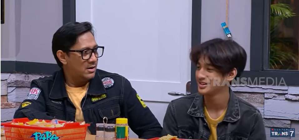 Andre Taulany dan Kenzy putra keduanya
