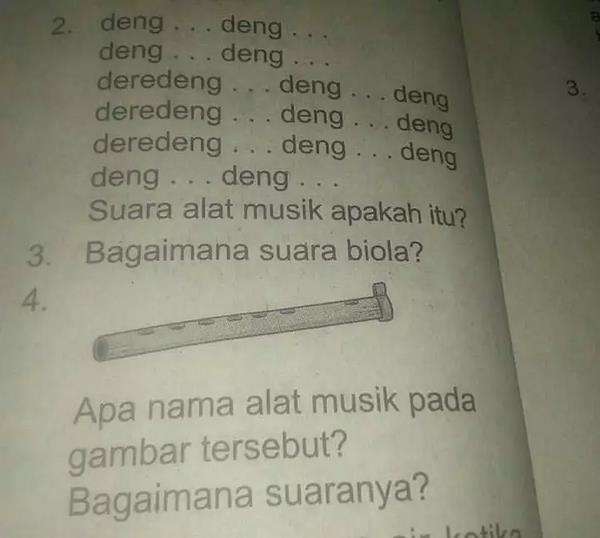 Deretan soal ujian absurd yang bikin siswa bingung jawabnya.