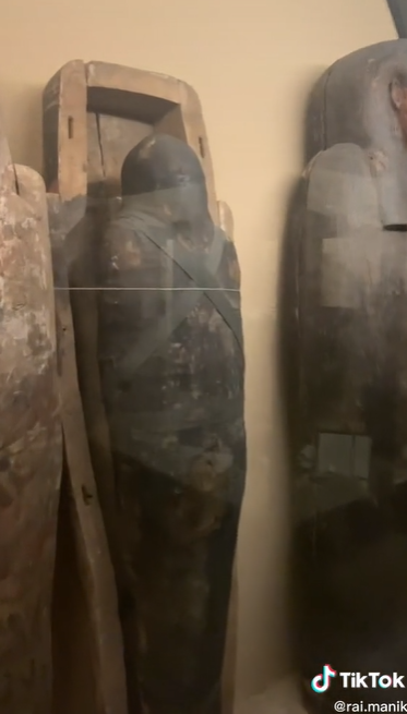 Pria Ini Tunjukan Isi Museum Mumi