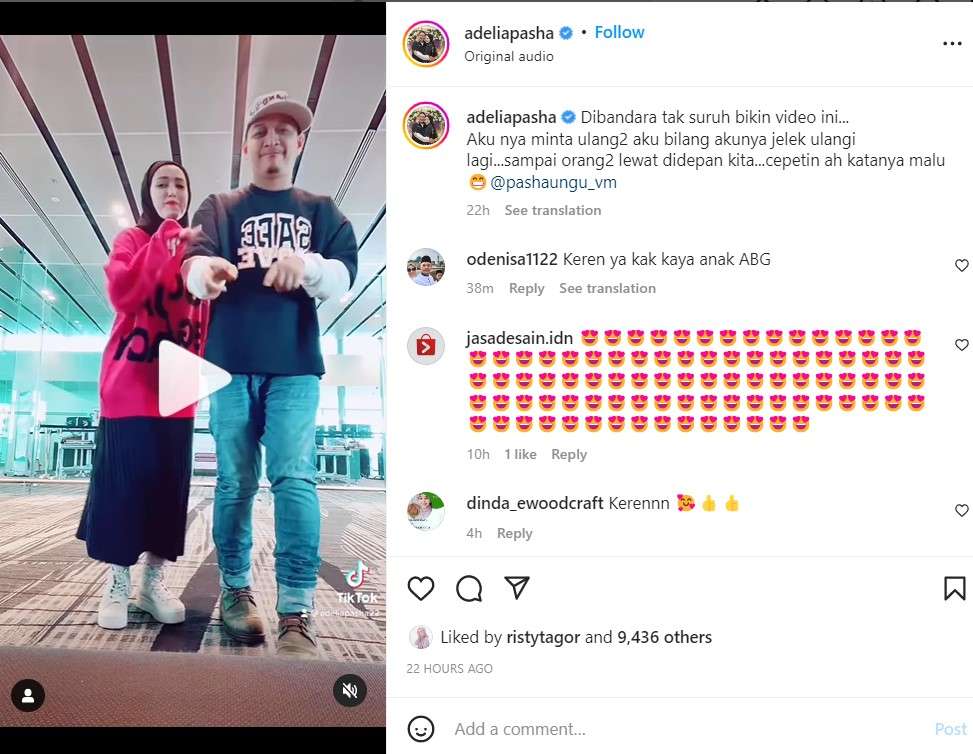 Adelia dan Pasha Ungu