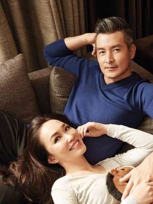 Fann Wong dan Christopher Lee.