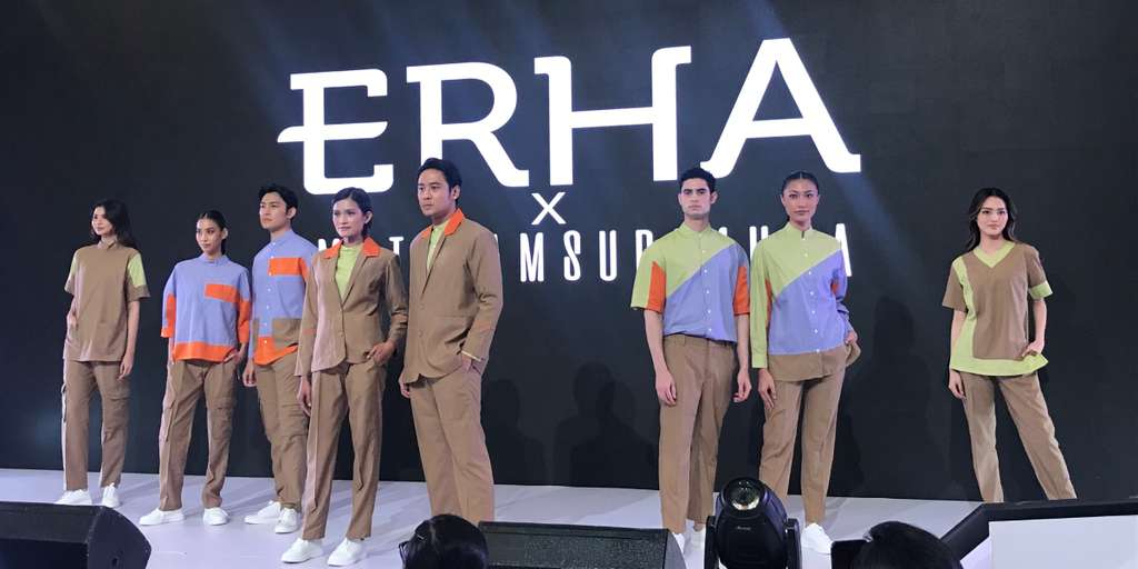 Seragam terbaru ERHA rancangan desainer Amot Syamsurimuda.