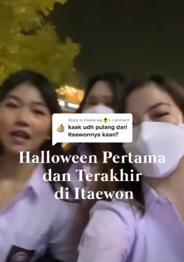 WNI Rayakan Halloween di Itaewon