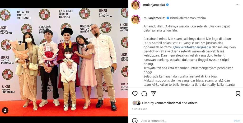 Unggahan Mulan Jameela