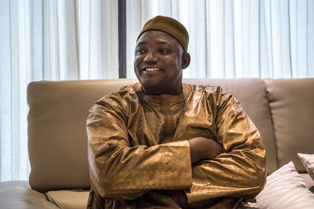 Presiden Gambia  Adama Barrow