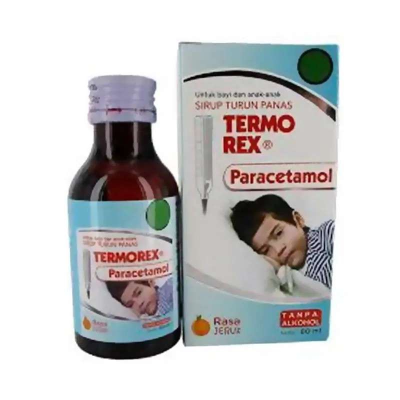 Termorex Sirup penurun demam produksi PT Konimex