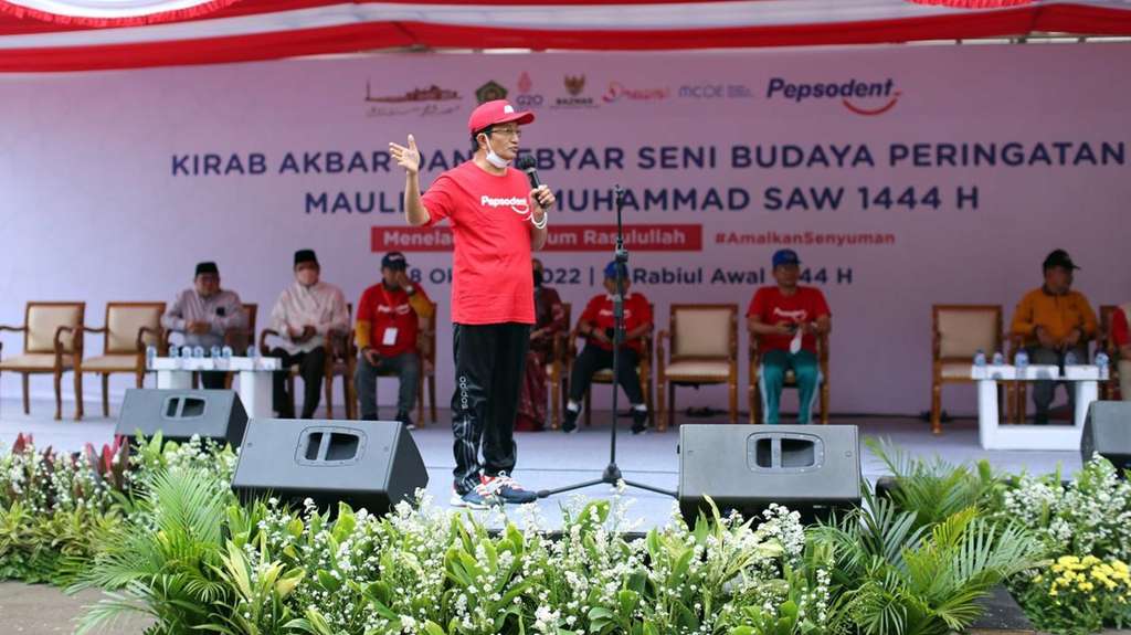 Intip Perayaan Maulid Nabi di Masjid Istiqlal, Kolaborasi Pepsodent Teladani Senyum Rasulullah