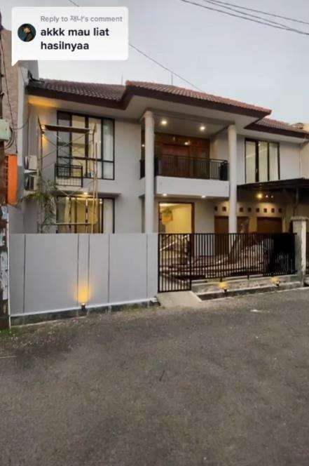 Transformasi rumah tua jadi hunian minimalis dan modern.