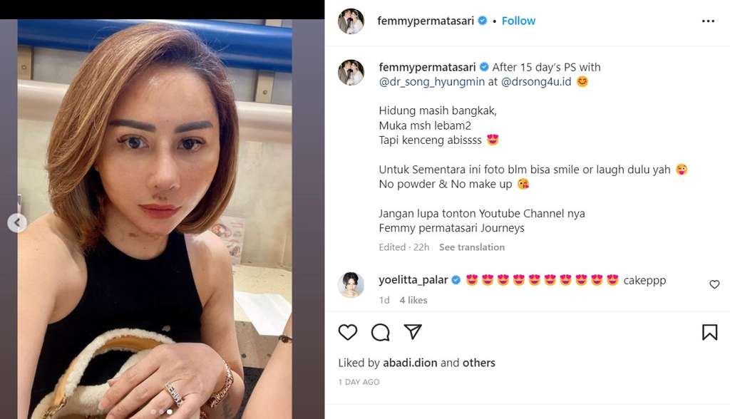 Penampilan Femmy Permatasari Penampilan Femmy Permatasari
