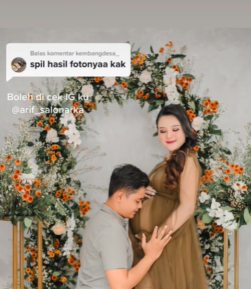 Suami Rias Istri untuk Maternity Shoot