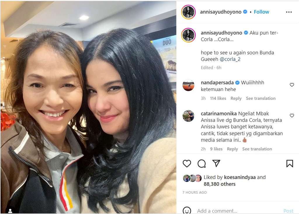 Bunda Corla dan Anisa Pohan