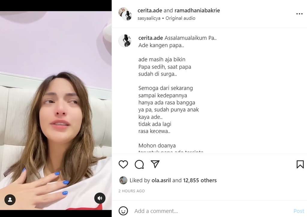 Curhatan Nia Ramadhani