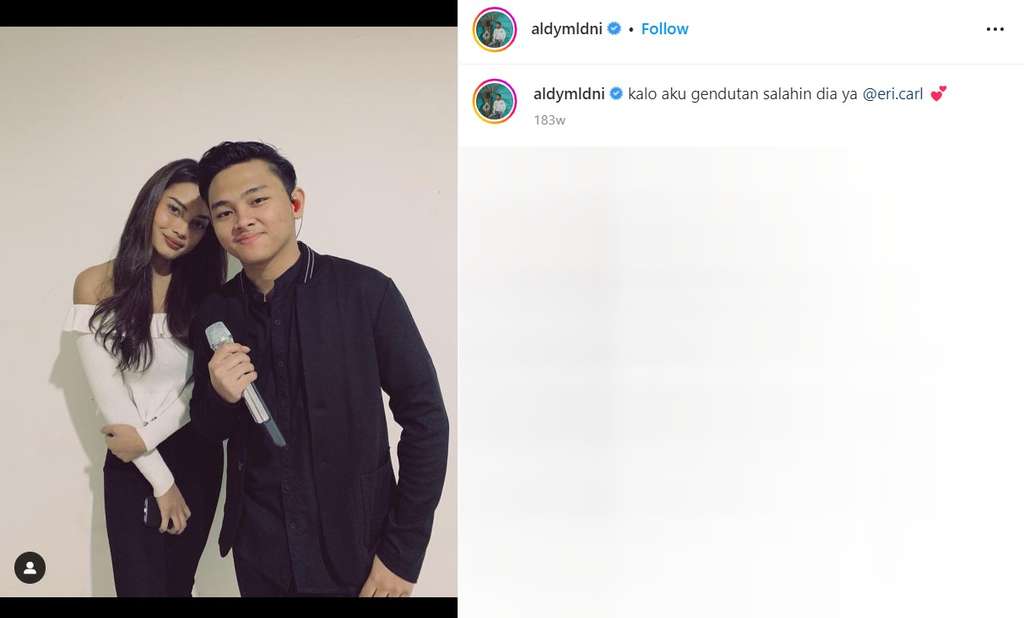 Foto Aldy dan Erica yang masih disimpan