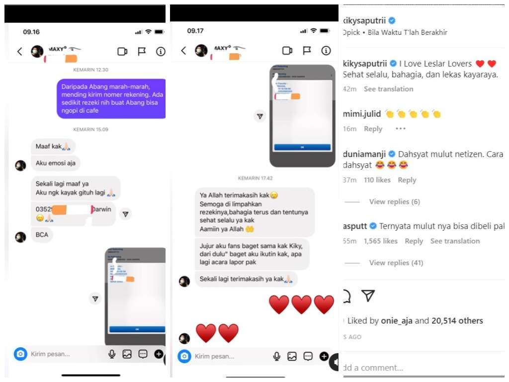 Unggahan Kiky Saputri