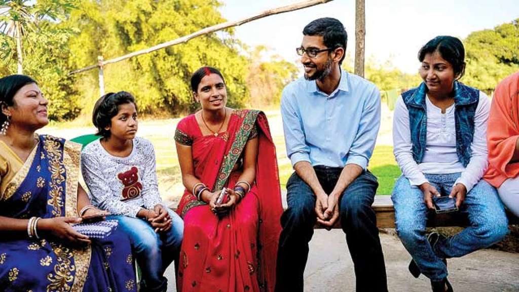 Sundar Pichai  saat di India