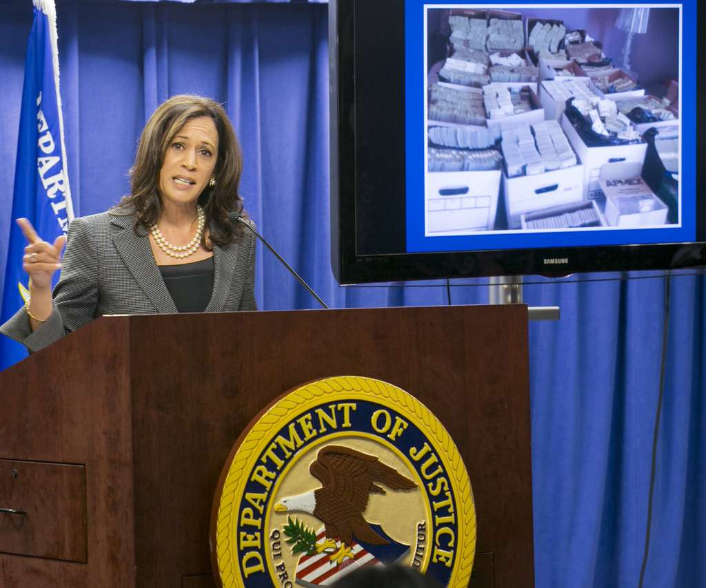 Kamala Harris saat menjadi jaksa