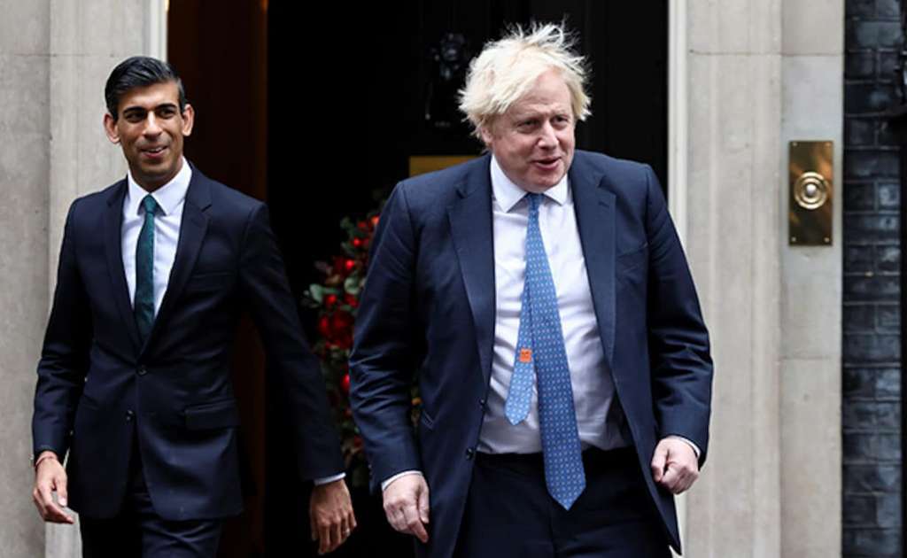 Rishi Sunak dan Boris Jhonson