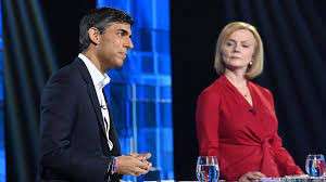 Rishi Sunak dan Liz Truss