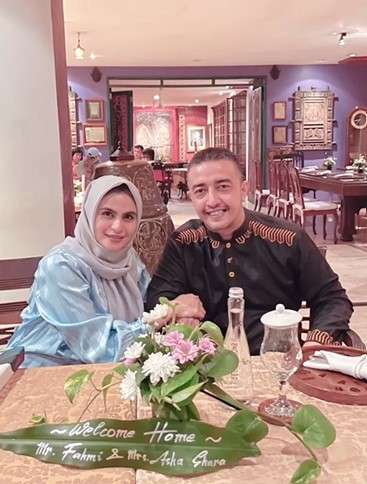 Asha dan suami Fahmi