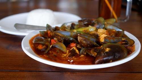 Kerang saus padang