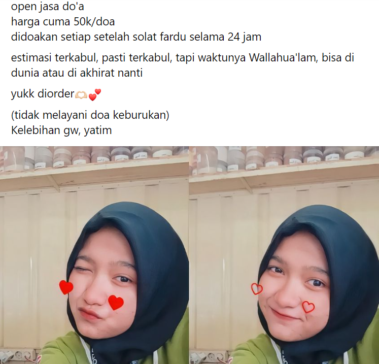 Viral Anak Yatim Buka Jasa Doa, Sebut Ada Jaminan Terkabul Dunia dan Akhirat