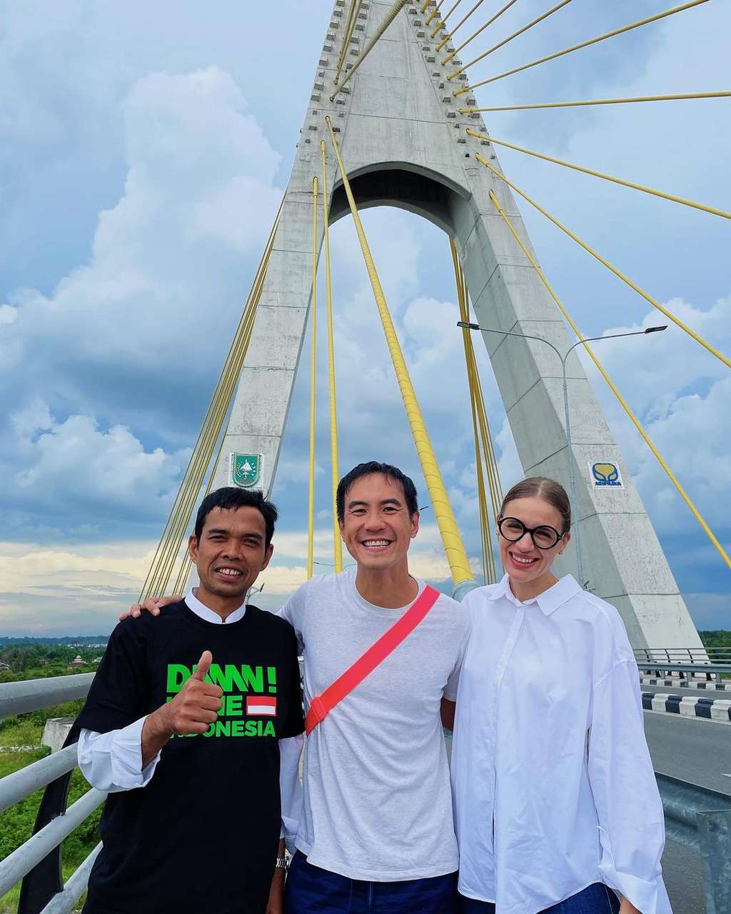 Daniel Mananta bersama Viola dan UAS
