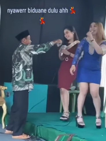 Viral Suami Swer Biduan di Pernikahan, Istri Auto Ngambek Turun dari Pelaminan