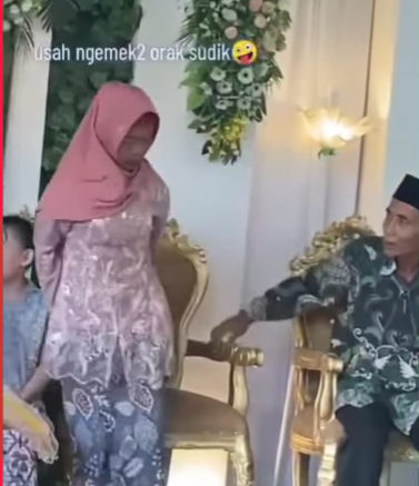Viral Suami Swer Biduan di Pernikahan, Istri Auto Ngambek Turun dari Pelaminan