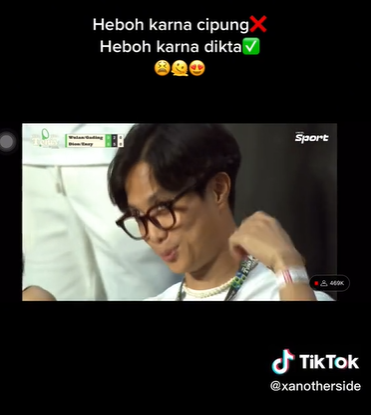 Momen Dikta Salting Nonton Enzy Storia Tanding Tenis, Bikin Netizen Meleleh